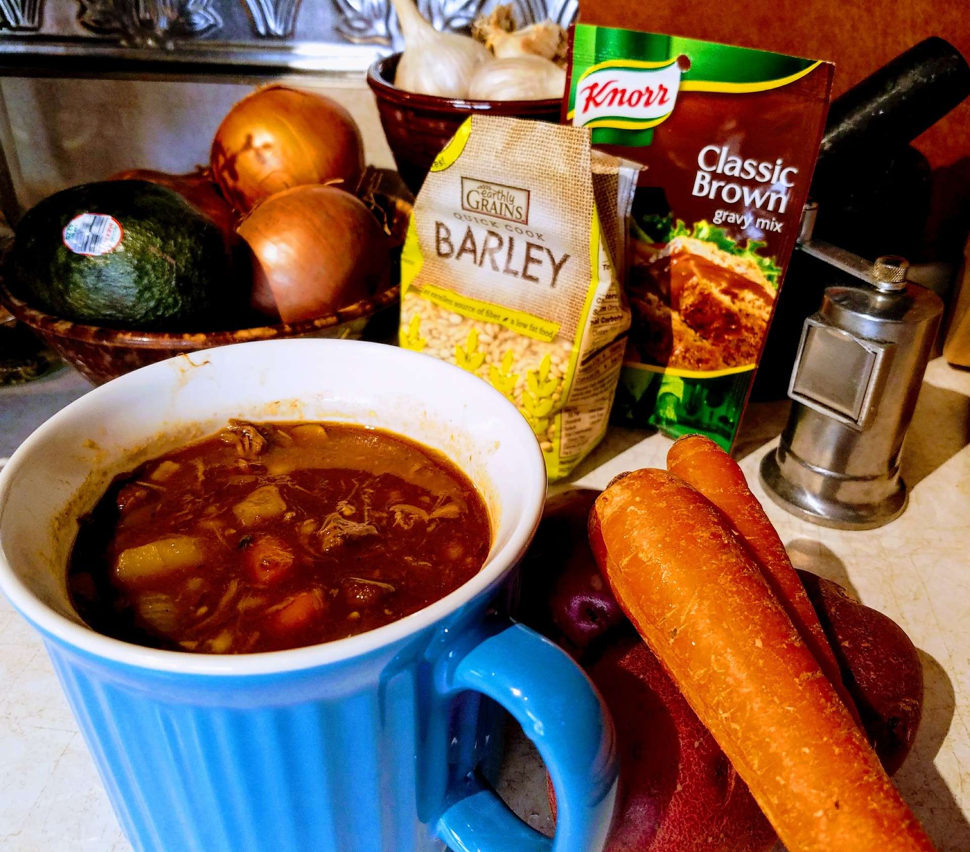 souper pot roast barley soup